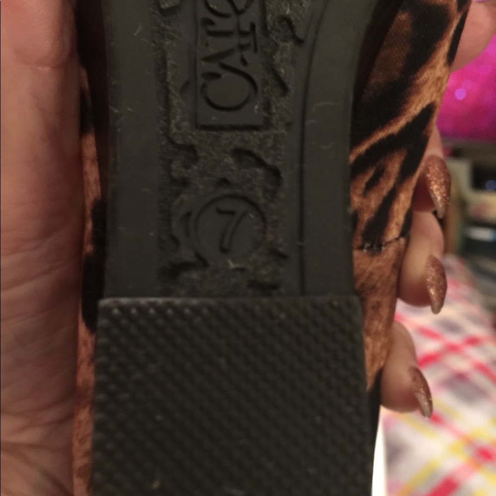 Woman’s wedge leopard print - Picture 4 of 5